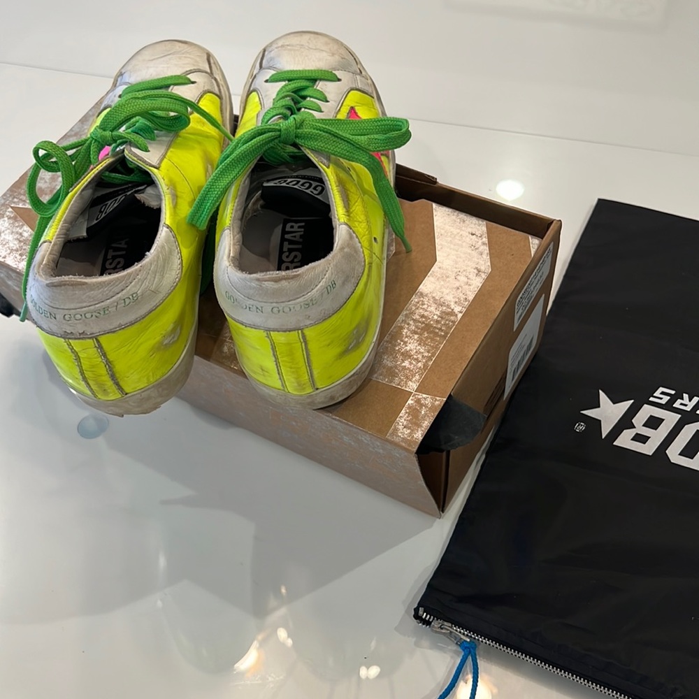Golden Goose, NEON LTD Superstar sz 37. Comes with original box and shoe bag.